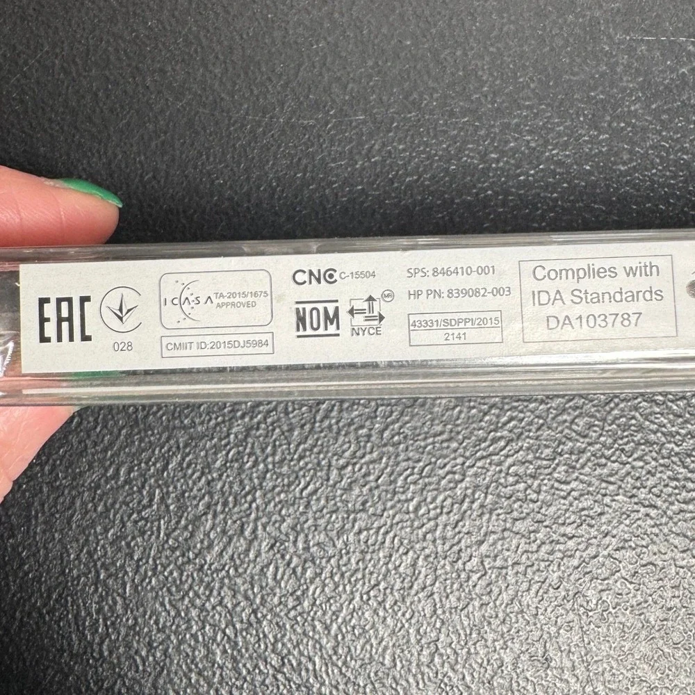 HP Active Pen Stylus Silver 839082-003 846410-001 for EliteBook‎ x360 Elite x2